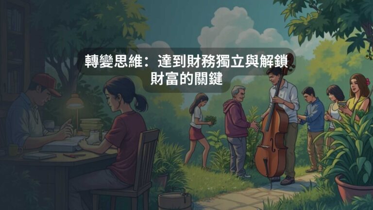 轉變思維：達到財務獨立與解鎖財富的關鍵