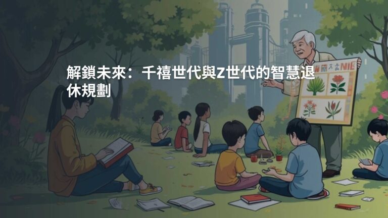 解鎖未來：千禧世代與Z世代的智慧退休規劃