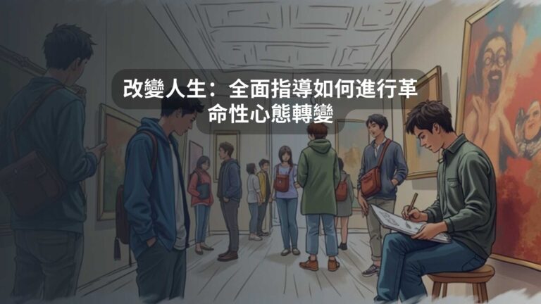 改變人生：全面指導如何進行革命性心態轉變