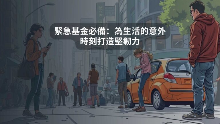 緊急基金必備：為生活的意外時刻打造堅韌力