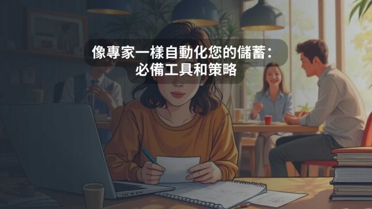 像專家一樣自動化您的儲蓄：必備工具和策略