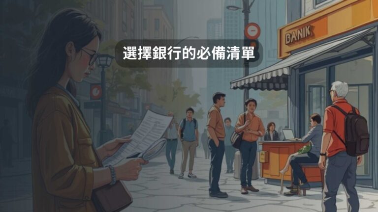 選擇銀行的必備清單