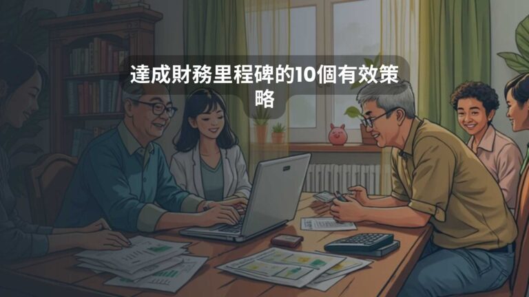 達成財務里程碑的10個有效策略