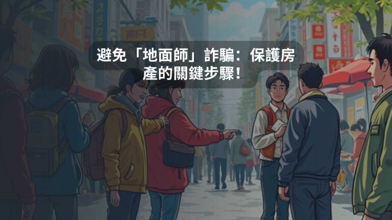 避免「地面師」詐騙：保護房產的關鍵步驟！