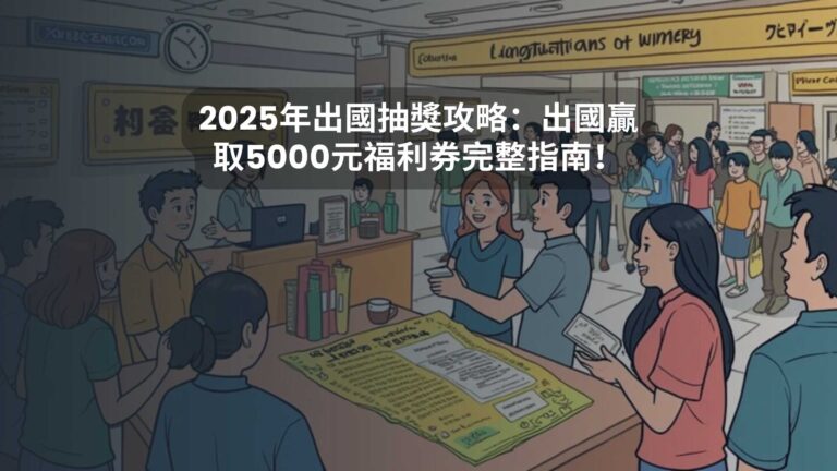 2025年出國抽獎攻略：出國贏取5000元福利券完整指南！