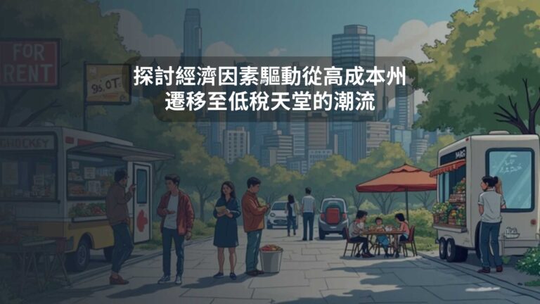 探討經濟因素驅動從高成本州遷移至低稅天堂的潮流