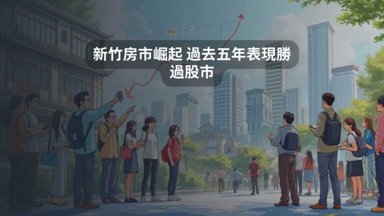 新竹房市崛起 過去五年表現勝過股市