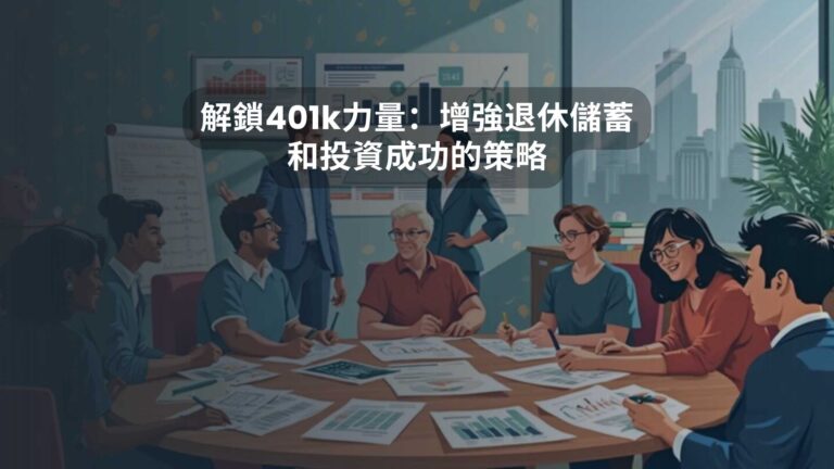 解鎖401k力量：增強退休儲蓄和投資成功的策略