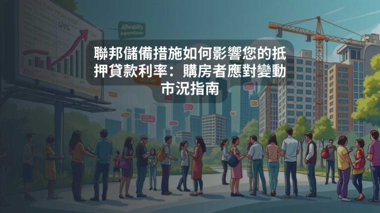 聯邦儲備措施如何影響您的抵押貸款利率：購房者應對變動市況指南