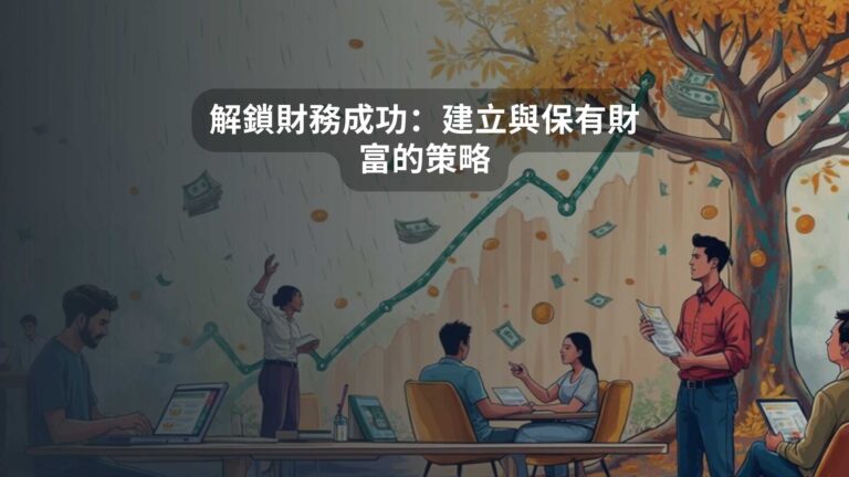解鎖財務成功：建立與保有財富的策略
