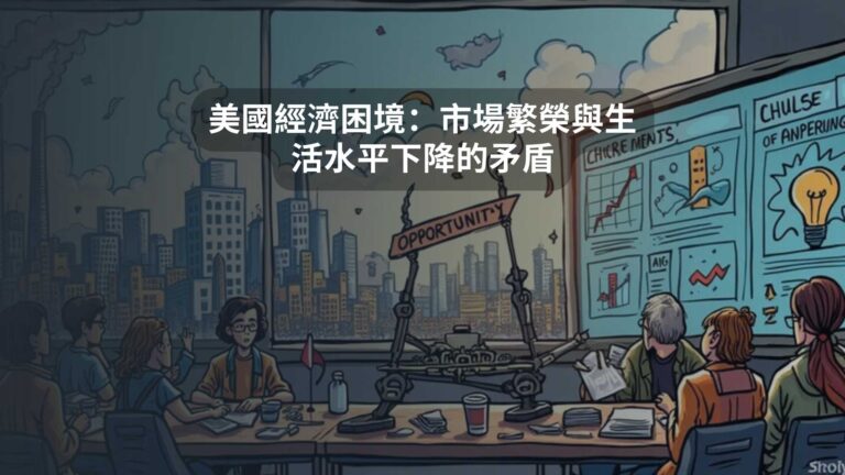 美國經濟困境：市場繁榮與生活水平下降的矛盾