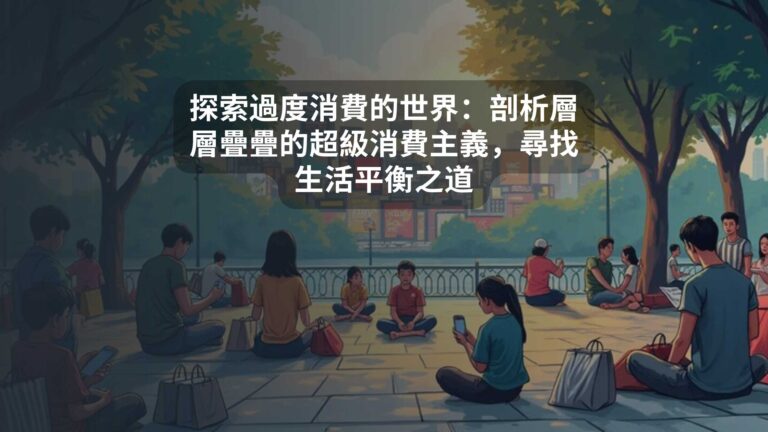 探索過度消費的世界：剖析層層疊疊的超級消費主義，尋找生活平衡之道