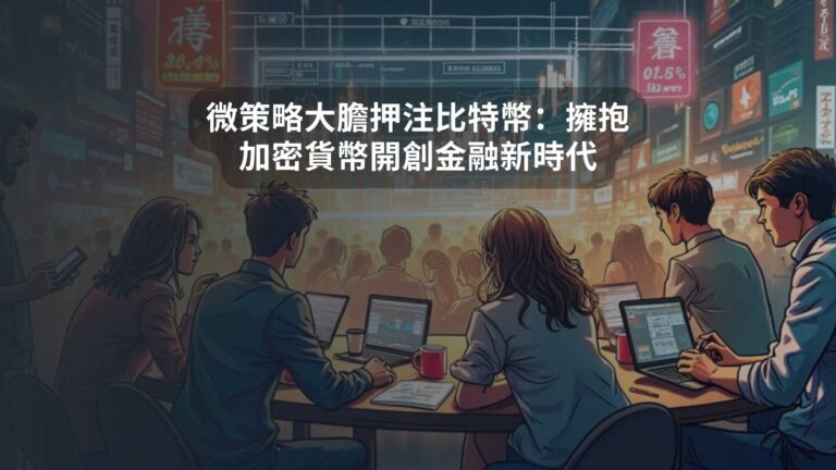 微策略大膽押注比特幣：擁抱加密貨幣開創金融新時代