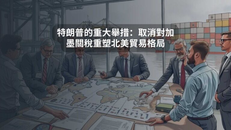 特朗普的重大舉措：取消對加墨關稅重塑北美貿易格局