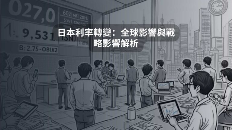 日本利率轉變：全球影響與戰略影響解析