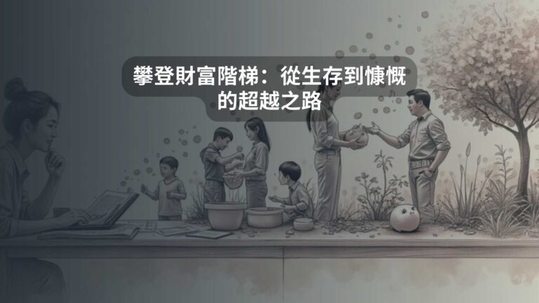 攀登財富階梯：從生存到慷慨的超越之路
