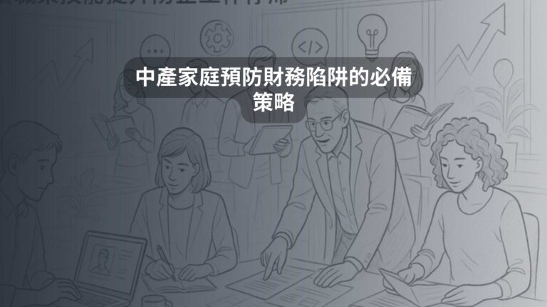 中產家庭預防財務陷阱的必備策略