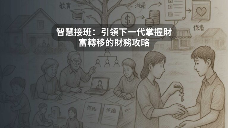 智慧接班：引領下一代掌握財富轉移的財務攻略